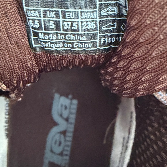 Teva Sky Lake Mid eVent Hiking Shoe Women’s Brown and Blue Athletic Shoes - Picture 9 of 9